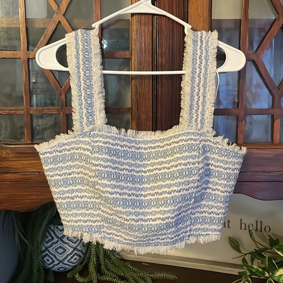 House of Harlow NWT 1960 Tweed Skirt Skort & Top Two Piece Set Size 10 - Picture 7 of 11